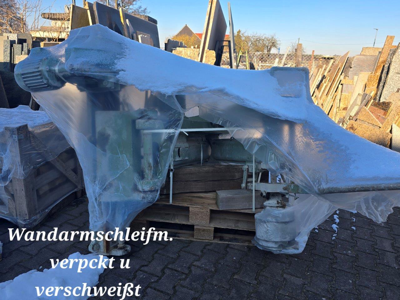  Detailansicht einer Wandschleifmaschine